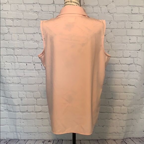 Tre’s Jolie sleeveless blouse pink size large - Picture 4 of 8